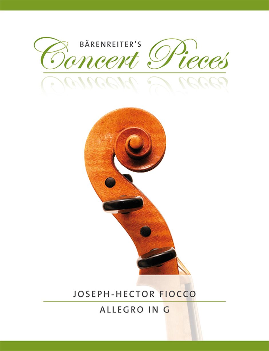 Allegro for Violin and Piano G • Fiocco, Joseph-Hector