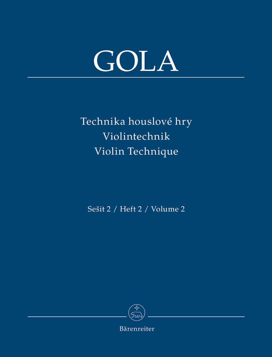Violin Technique, Volume 2 • Gola, Zdenek