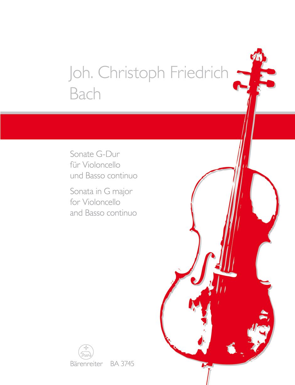 Sonata for Violoncello and Bas • Bach, Johann Christoph Friedrich