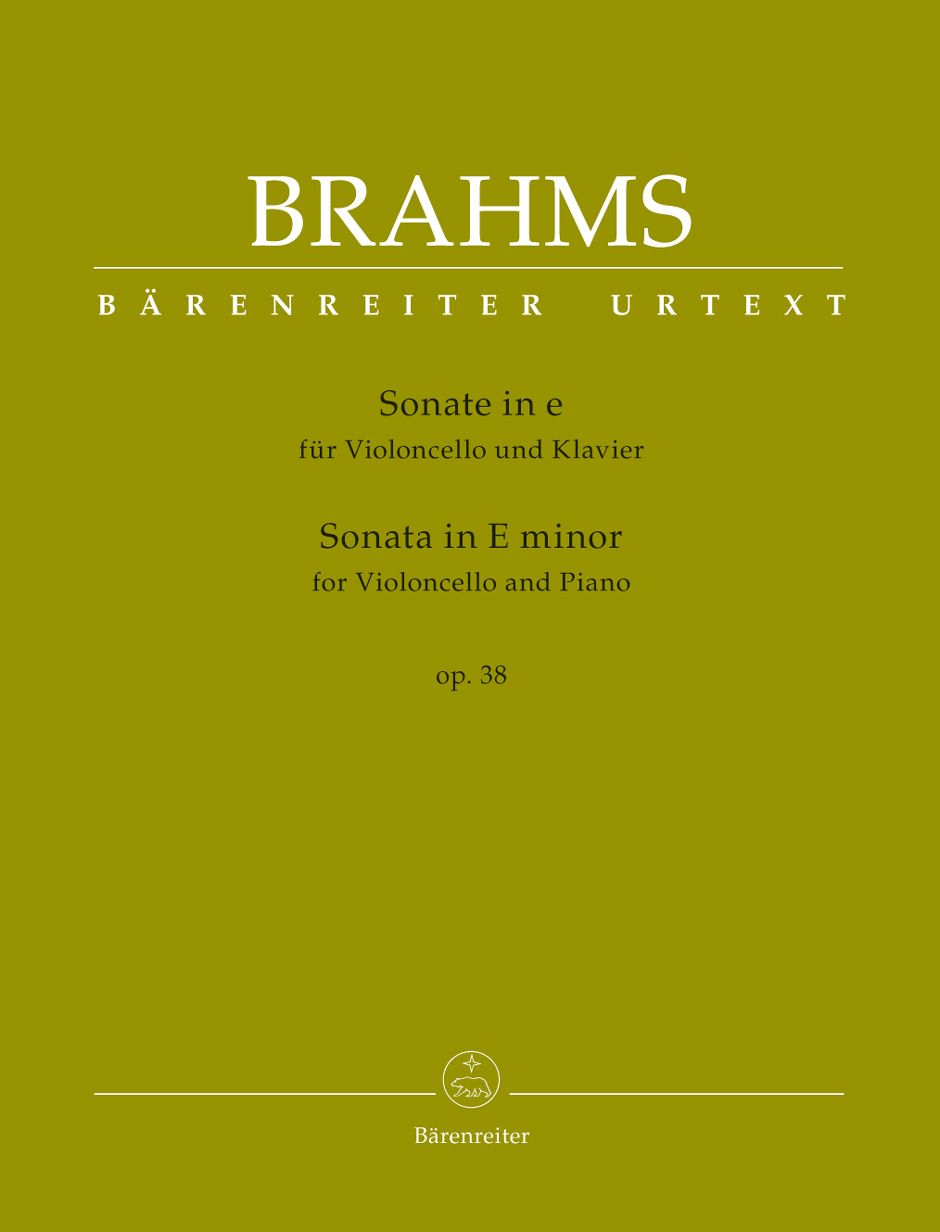 Sonata for Violoncello and Pia • Brahms, Johannes
