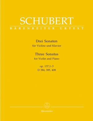 Three Sonatas for Violin and P • Schubert, Franz