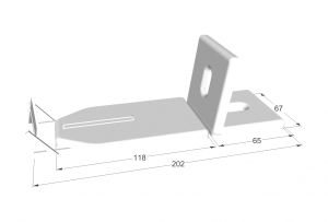 Canapea / Verticalizator Manumed Tilt, 2 secţiuni, model 724, acţionare electrică