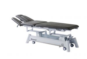 Canapea Manumed Optimal 3 secţiuni, model 214, acţionare hidraulică, secţiunea pentru braţe reglabilă