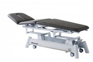 Canapea Manumed Optimal 3 secţiuni, model 243, acţionare electrică şi poziţie pentru flexie, cu opţiune all-around operation