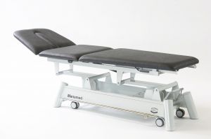 Canapea Manumed Optimal 3 secţiuni, model 243, acţionare electrică şi poziţie pentru flexie, cu opţiune all-around operation