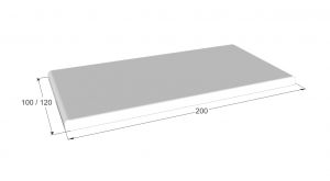 Canapea Manumed Special Exercise (Bobath), 1 secţiune, model 510, acţionare hidraulică