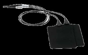 Set electrozi 8x12cm cu mufă mamă 2mm (set/2buc)