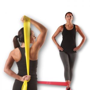 Bandă elastică - metru Galben / uşor TheraBand 