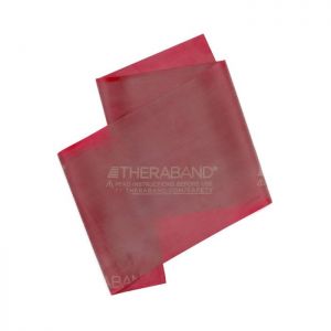 Bandă elastică - metru Roşu / mediu TheraBand