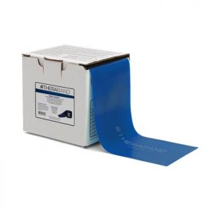 Bandă elastică fără latex - Albastru / Extra greu - metru TheraBand