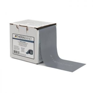 Bandă elastică fără latex - Argintiu/ Super - metru Theraband