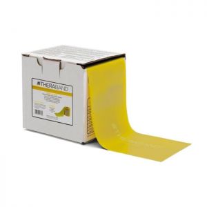 Bandă elastică fără latex, Galben / Uşor - metru TheraBand