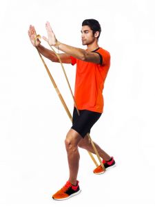 Bandă elastică TheraBand CLX - Negru/Greu special