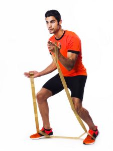 Bandă elastică TheraBand CLX - Negru/Greu special