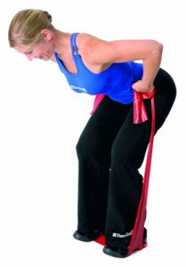 Bandă elastică TheraBand,  5,5 m - Argintiu / Greu Super
