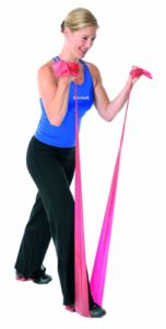 Bandă elastică TheraBand, rolă de 45 m - Argintiu / Greu Super