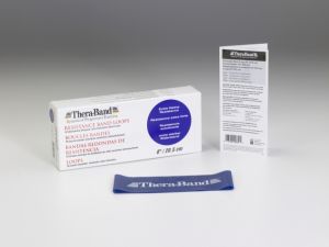 Bandă elastică tip curea TheraBand,  7,6x20,5 cm - Albastru / Extra