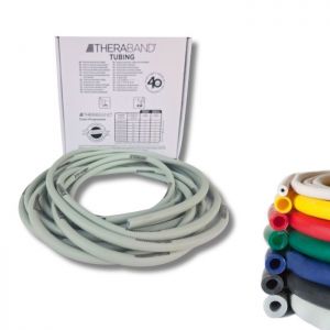 Coardă elastică TheraBand / metru - Argintiu / Super greu