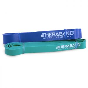 Set benzi elastice tip curea TheraBand pentru sportivi (mediu, greu)