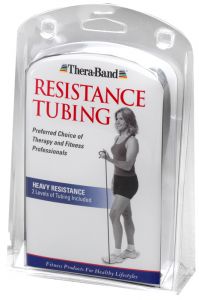 Set corzi elastice asortate TheraBand,  Greu (Albastru şi negru)