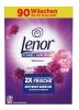 Lenor Detergent pudra 4.95 kg 90 spl Color Blossom