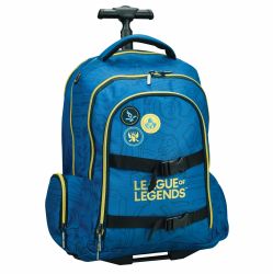 Troller scoala / calatorie League of Legends, albastru