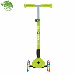 Trotineta Globber PRIMO pliabila cu lumini ghidon ajustabil 3 nivele rulmenti ABEC 5 culoare verde(2)