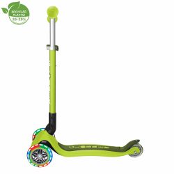 Trotineta Globber PRIMO pliabila cu lumini ghidon ajustabil 3 nivele rulmenti ABEC 5 culoare verde(8)
