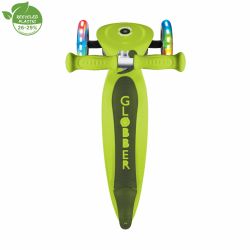 Trotineta Globber PRIMO pliabila cu lumini ghidon ajustabil 3 nivele rulmenti ABEC 5 culoare verde(11)