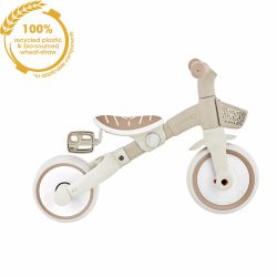 Tricicleta Globber 3 in 1 pentru copii ecologica bara de impins si ghidaj pentru parinti scaun ajustabil functie free wheel si cosulet transport(13)