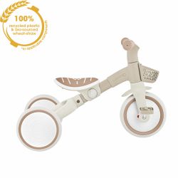 Tricicleta Globber 3 in 1 pentru copii ecologica bara de impins si ghidaj pentru parinti scaun ajustabil functie free wheel si cosulet transport(11)