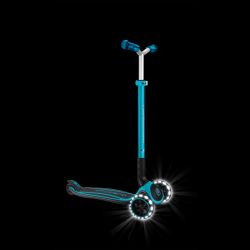 Trotineta Globber ACE LIGHTS ghidon reglabil 5 nivele greutate maxima 100 kg rulmenti ABEC 9 culoare albastra(2)