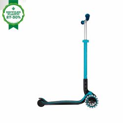 Trotineta Globber ACE LIGHTS ghidon reglabil 5 nivele greutate maxima 100 kg rulmenti ABEC 9 culoare albastra(9)