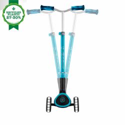 Trotineta Globber ACE LIGHTS ghidon reglabil 5 nivele greutate maxima 100 kg rulmenti ABEC 9 culoare albastra(8)