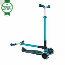Trotineta Globber ACE LIGHTS ghidon reglabil 5 nivele greutate maxima 100 kg rulmenti ABEC 9 culoare albastra(6)