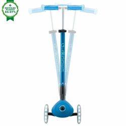 Trotineta Globber Elite Glow ghidon ajustabil 4 nivele pliabila rulmenti ABEC 9 culoare albastru(8)