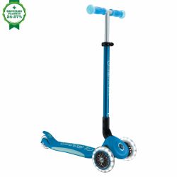 Trotineta Globber Elite Glow ghidon ajustabil 4 nivele pliabila rulmenti ABEC 9 culoare albastru(9)