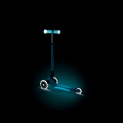 Trotineta Globber Elite Glow ghidon ajustabil 4 nivele pliabila rulmenti ABEC 9 culoare albastru(20)