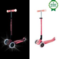 Trotineta Globber Elite Glow ghidon ajustabil 4 nivele pliabila rulmenti ABEC 9 culoare albastru(13)