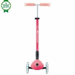 Trotineta Globber Elite Glow ghidon ajustabil 4 nivele pliabila rulmenti ABEC 9 culoare albastru(12)