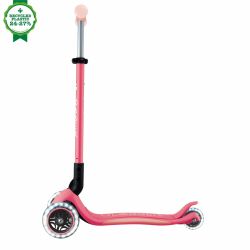 Trotineta Globber Elite Glow ghidon ajustabil 4 nivele pliabila rulmenti ABEC 9 culoare albastru(5)