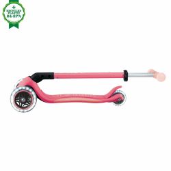 Trotineta Globber Elite Glow ghidon ajustabil 4 nivele pliabila rulmenti ABEC 9 culoare albastru(4)