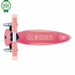 Trotineta Globber Elite Glow ghidon ajustabil 4 nivele pliabila rulmenti ABEC 9 culoare albastru(2)