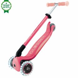 Trotineta Globber Elite Glow ghidon ajustabil 4 nivele pliabila rulmenti ABEC 9 culoare albastru(1)