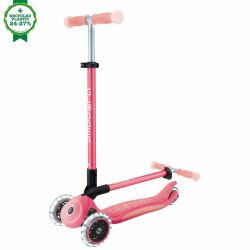 Trotineta Globber Elite Glow ghidon ajustabil 4 nivele pliabila rulmenti ABEC 9 culoare albastru(9)