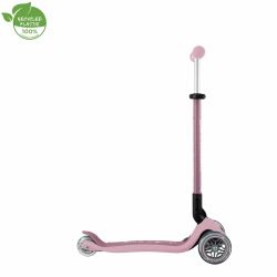 Trotineta Globber GO UP ACTIVE ECOLOGIC 3 in 1 ghidon si scaun ajustabile roti cu lumini rulmenti ABEC 9 culoare roz pal(12)
