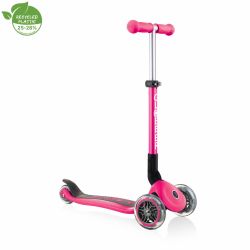 Trotineta Globber JUNIOR PLIABILA ghidon ajustabil 3 nivele greutate maxima 50 kg rulmenti ABEC 5 culoare roz(5)