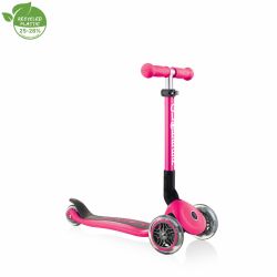 Trotineta Globber JUNIOR PLIABILA ghidon ajustabil 3 nivele greutate maxima 50 kg rulmenti ABEC 5 culoare roz(7)