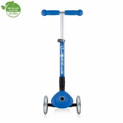 Trotineta Globber JUNIOR PLIABILA ghidon ajustabil 3 nivele greutate maxima 50 kg rulmenti ABEC 5 culoare albastra(6)