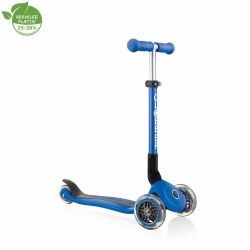 Trotineta Globber JUNIOR PLIABILA ghidon ajustabil 3 nivele greutate maxima 50 kg rulmenti ABEC 5 culoare albastra(5)